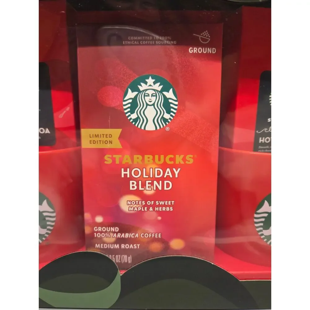 Starbucks Holiday Blend and Classic Hot Cocoa gift set